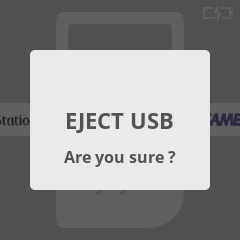 Eject USB Are you sure