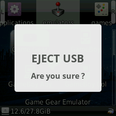 Eject USB Are you sure