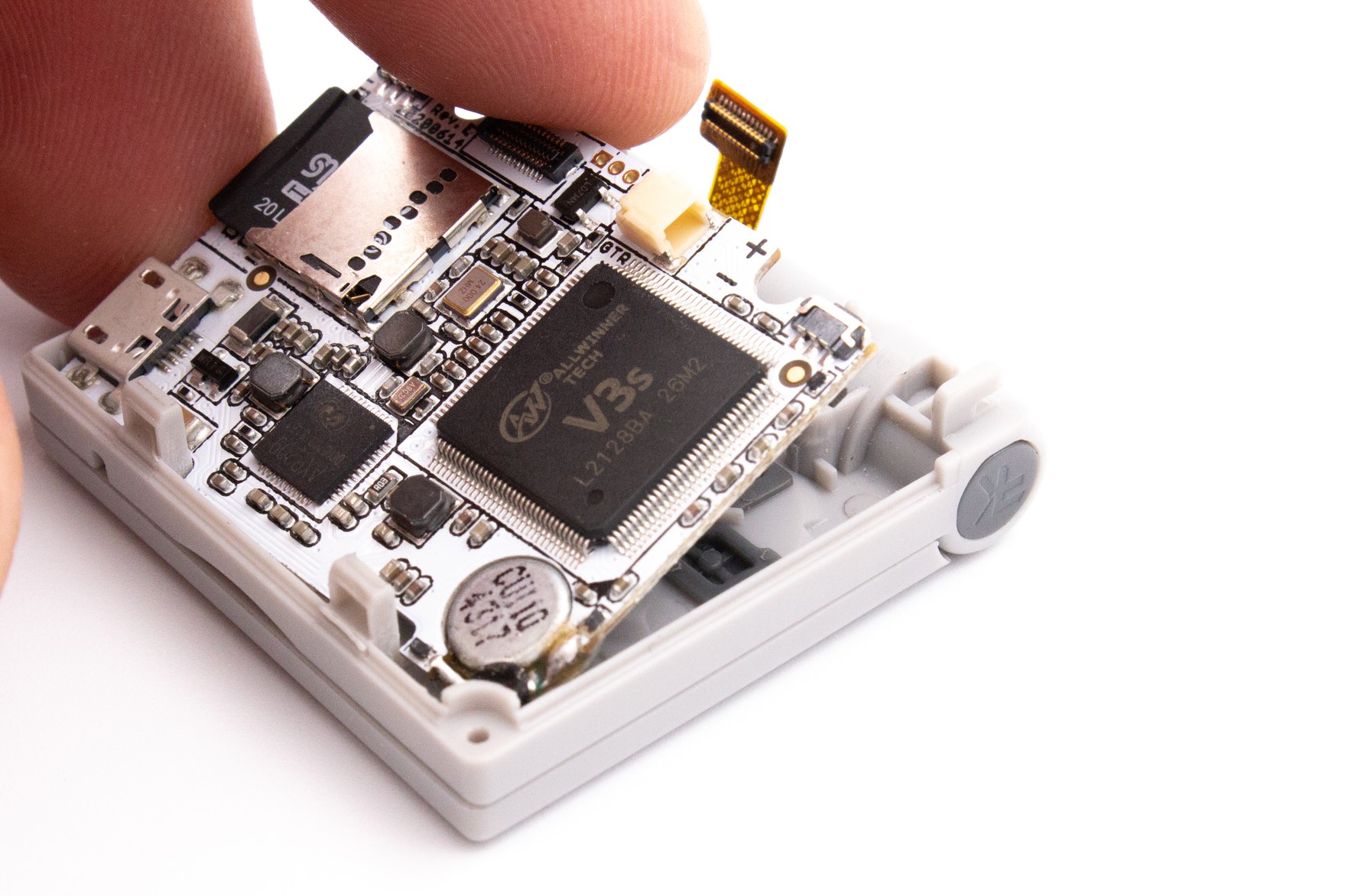 Pull PCB by its micro-USB port