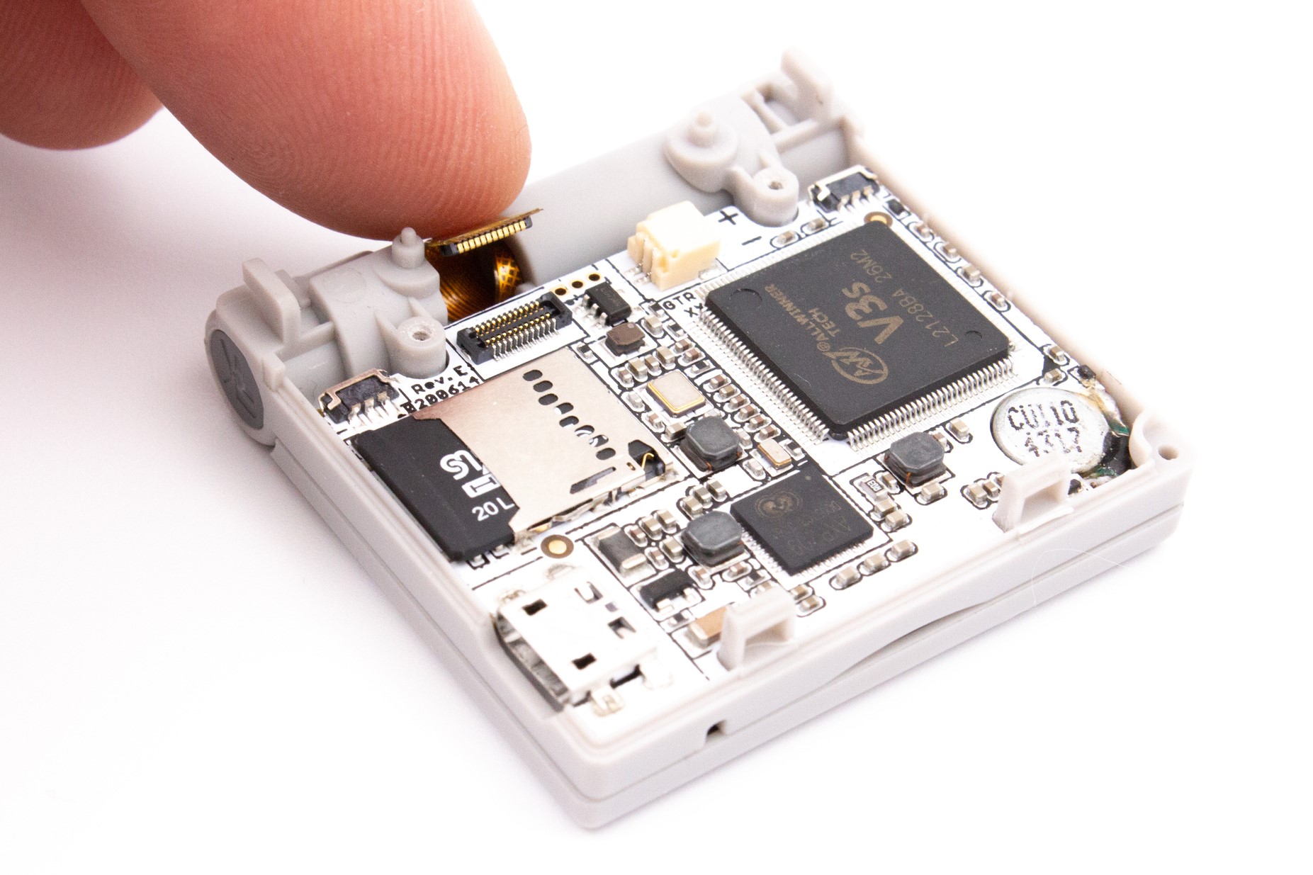 Pull PCB by its micro-USB port
